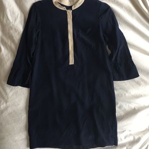 Deep Navy Silk J. Crew Dress
